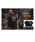 Chaos Level: Expert – Premium Graphic Tee