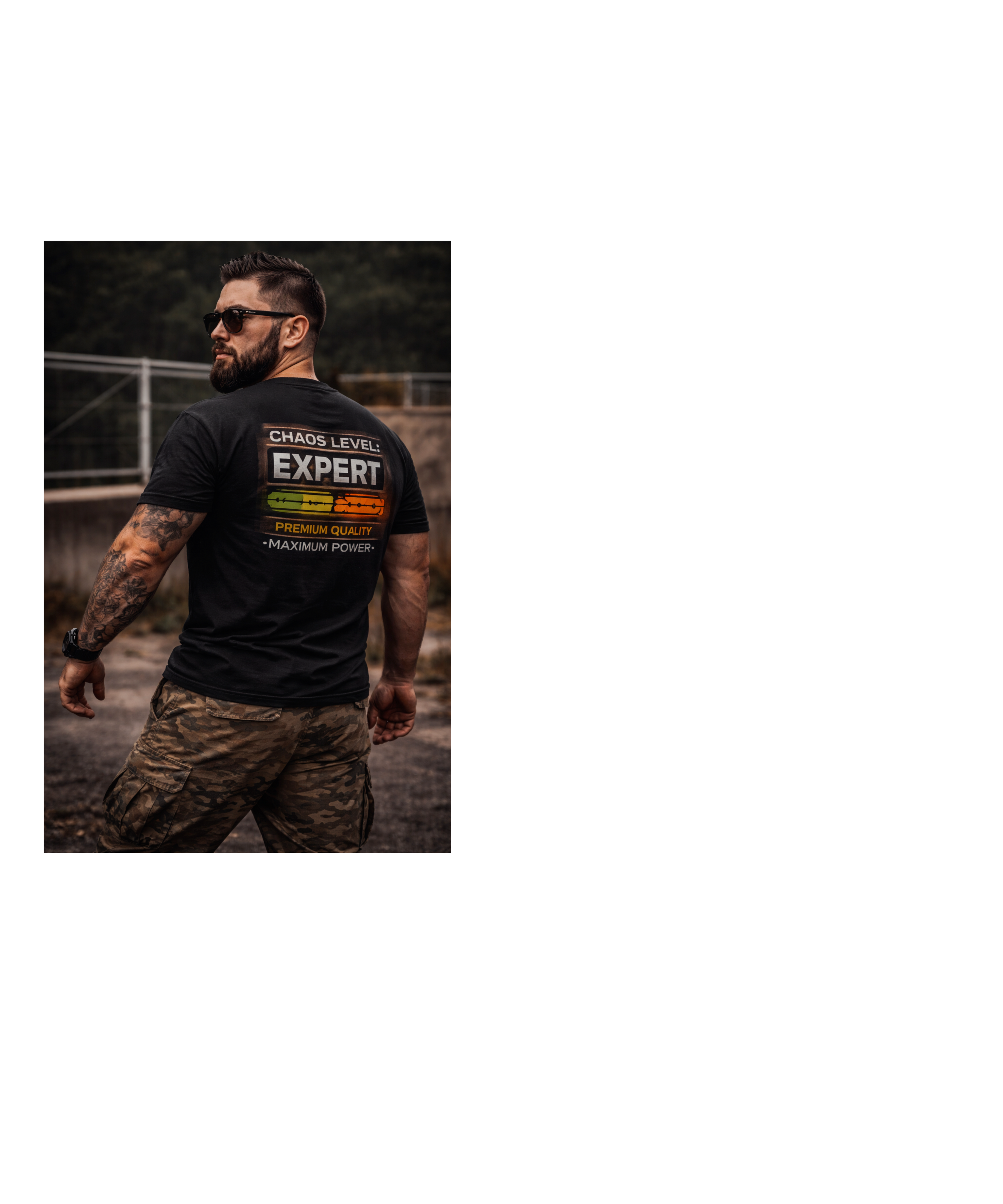 Chaos Level: Expert – Premium Graphic Tee